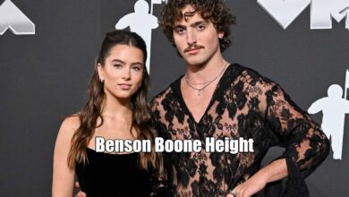 Benson Boone Height